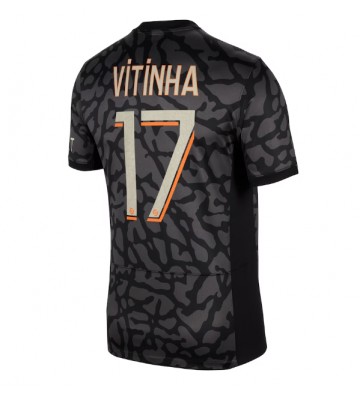 Paris Saint-Germain Vitinha Ferreira #17 Tredje trøje 2023-24 Kort ærmer